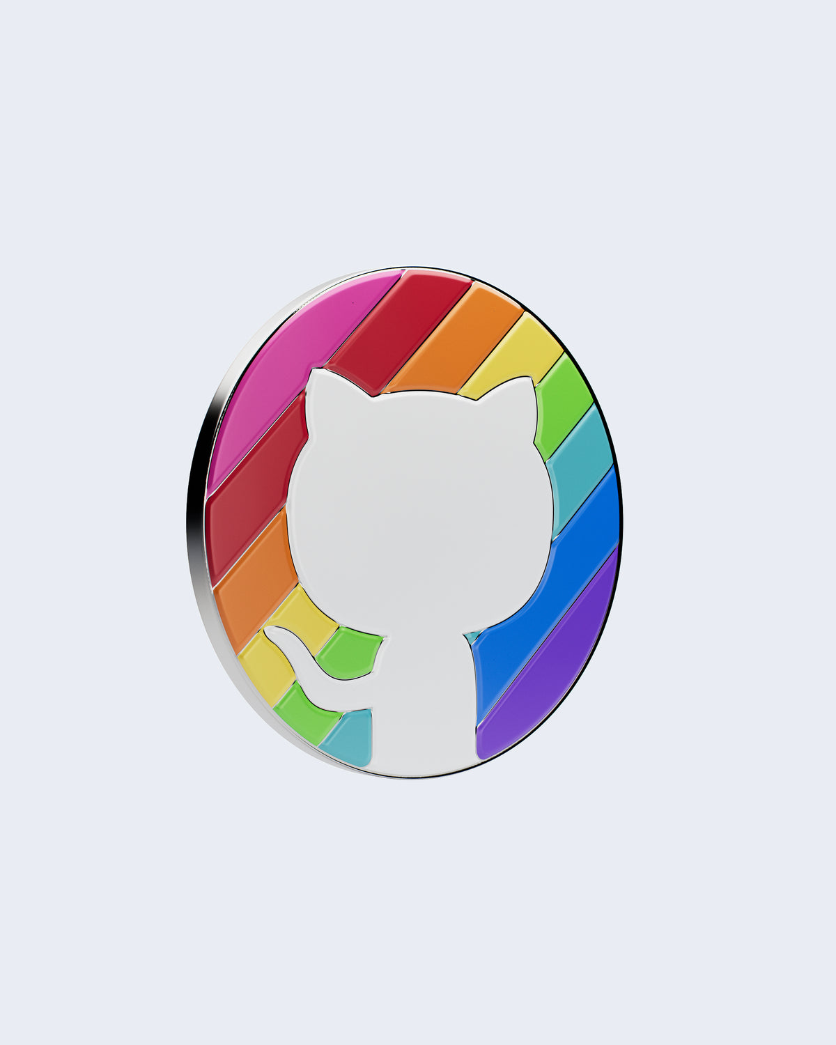Enamel GitHub Pride Pin