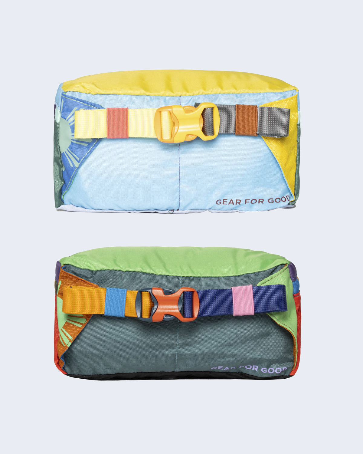 Assortment of Cotopaxi Bataan Hip Packs showing different color combinations.