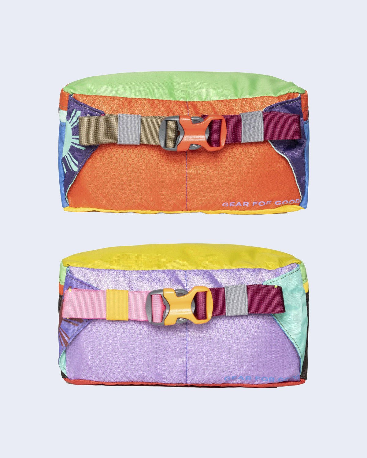 Assortment of Cotopaxi Bataan Hip Packs showing different color combinations.