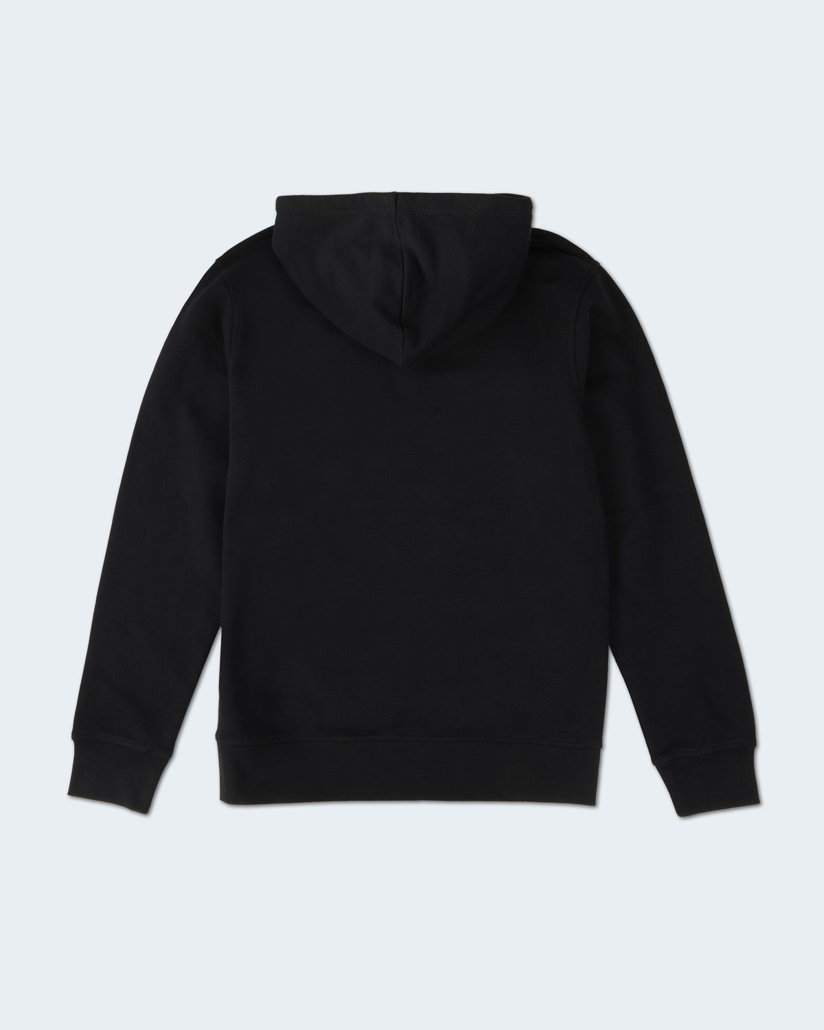Back view of Invertocat ASCII Pullover Hoodie in Black