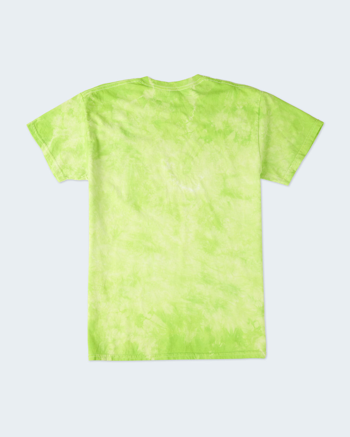Back view of Invertocat tie dye tee in Lime