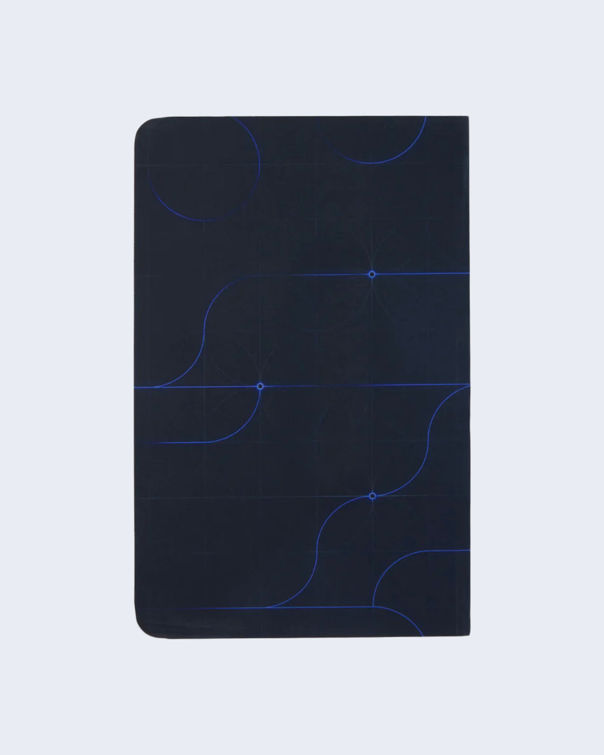 Back cover of Denik Layflat Notebook in black