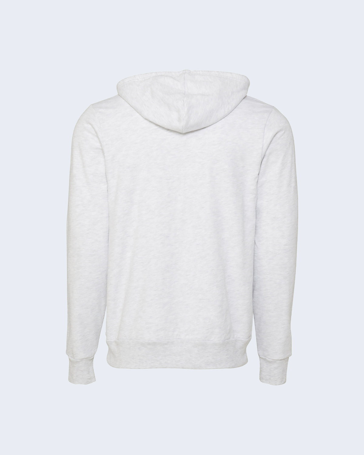 Back view of Universe '24 hoodie in Gray