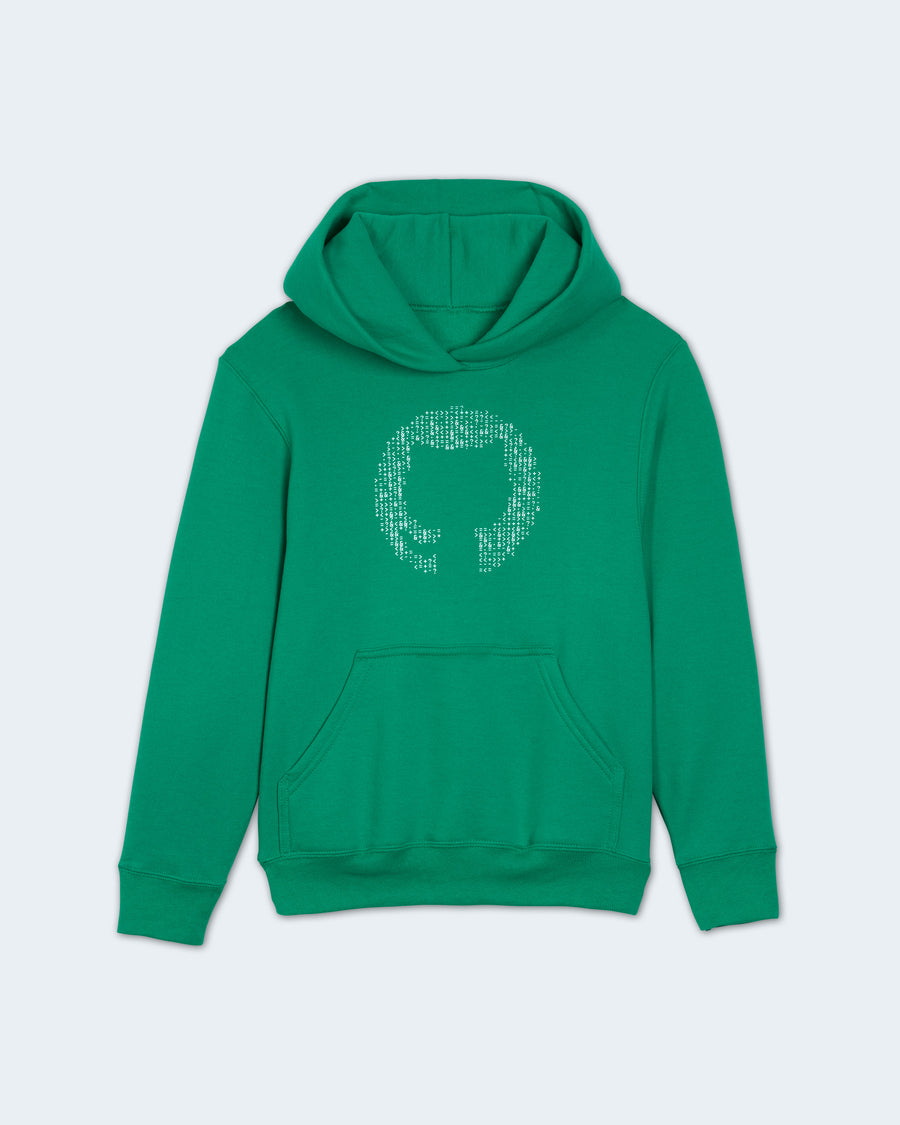 Youth ASCII Invertocat Pullover Hoodie