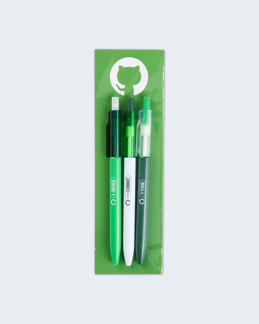 Fork-Commit-Merge Pen Set