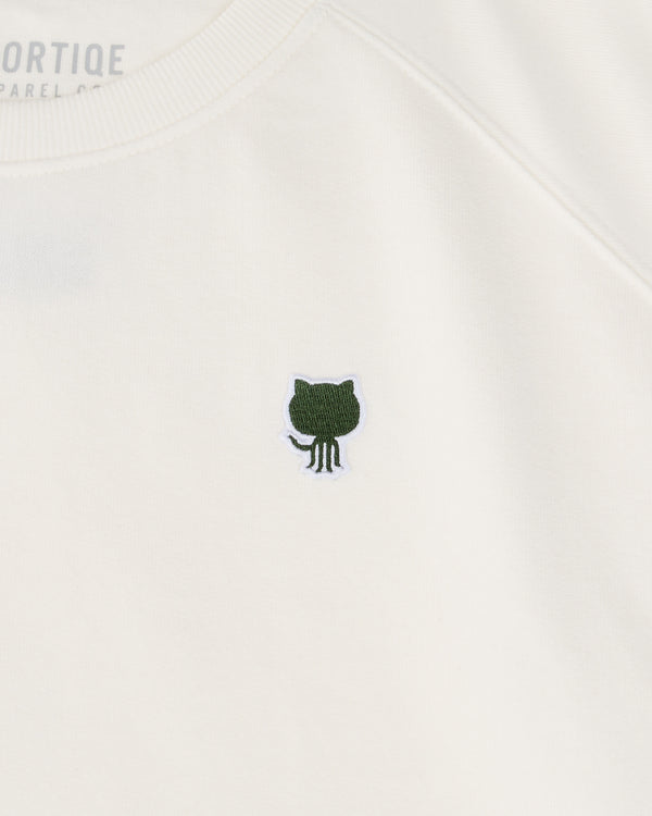 Sportiqe Logo Patch Cropped Crewneck