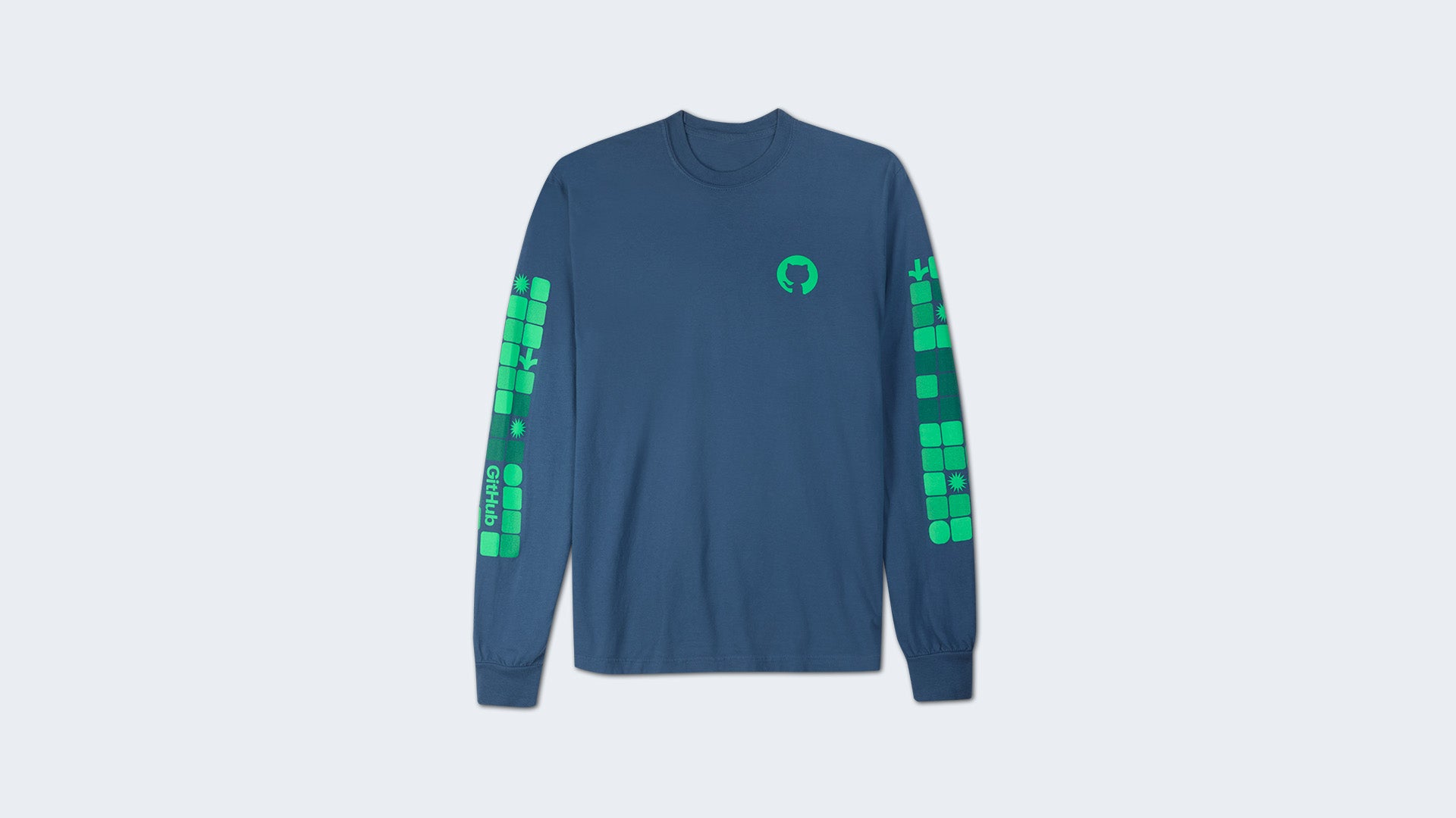 Invertocat Contribution Graph Long Sleeve Tee – GitHub Shop