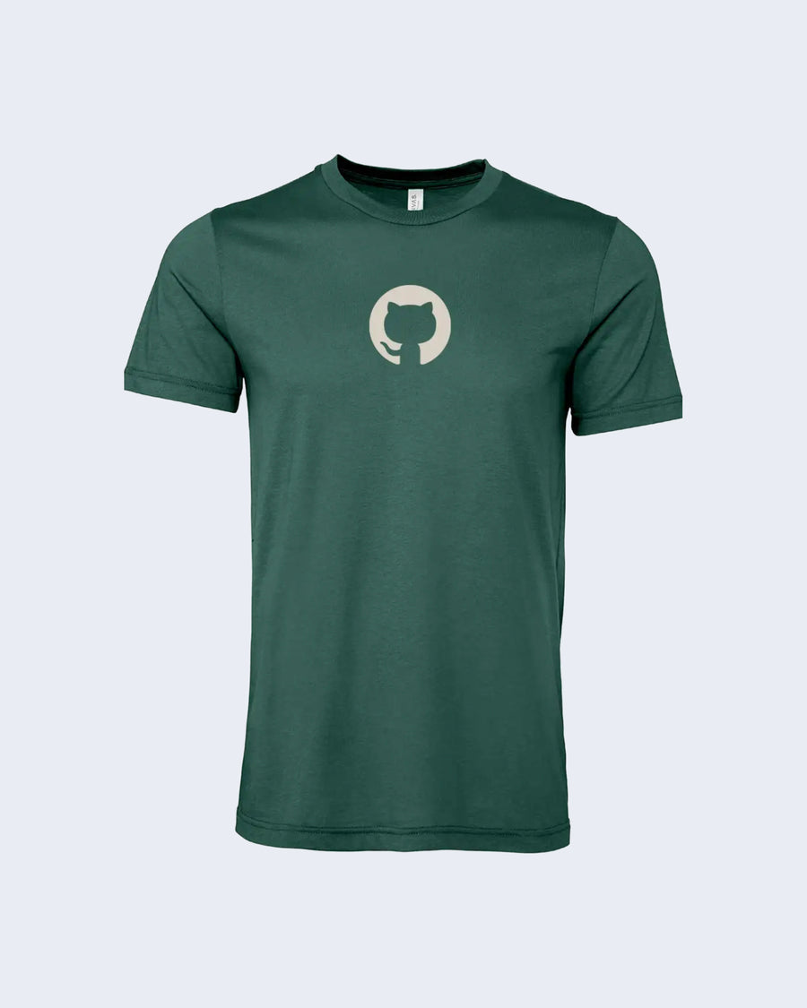 Invertocat 4.0 shirt in green #color:green