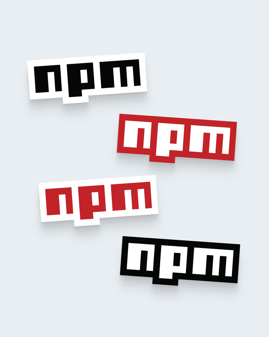 Visual of NPM Sticker Pack